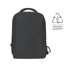 Custom Printed BARUTH - Giftology GRS-certified Recycled RPET Backpack - Black
