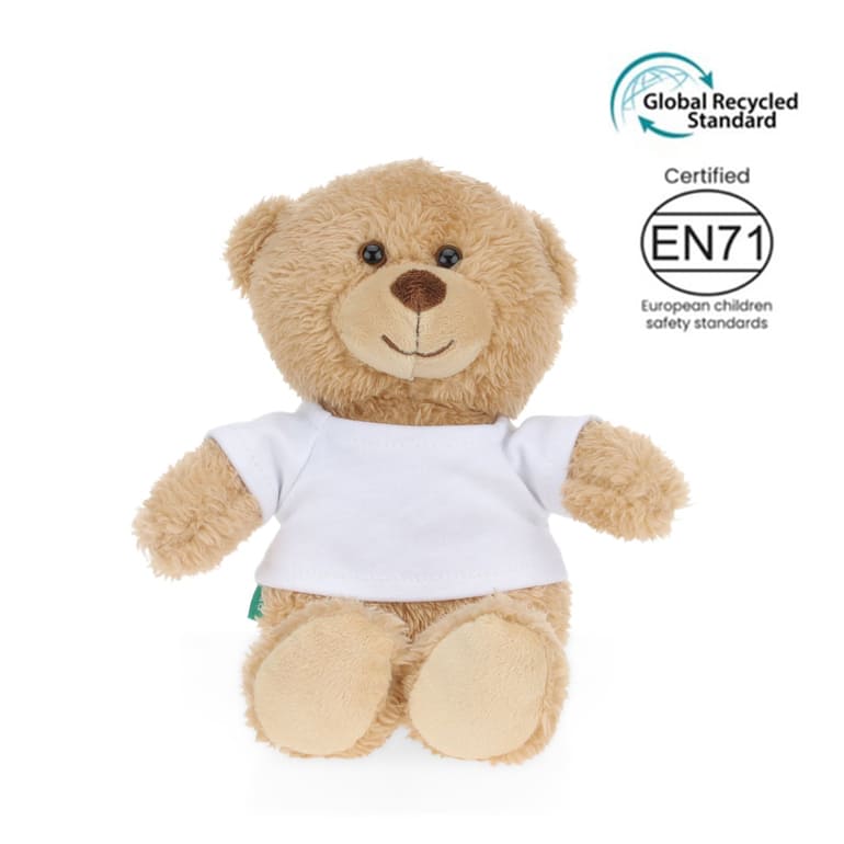 Custom Printed eco-neutral® GRS Recycled Teddy Bear Plush Toy (EN71 tested) - 30cms – Personalized eco-neutral® GRS Recycled Teddy Bear Plush Toy (EN71 tested) - 30cms | Yalla Printing, Dubai UAE