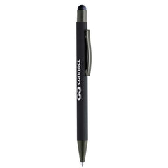Custom Printed Vojens - Giftology Metal Soft - Touch Ballpen With Stylus - Stainless Steel | Logo Branding Corporate Gift | UAE Delivery | Yalla Printing UAE