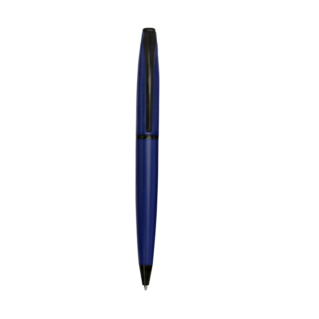 Custom Printed Mons - Twist Metal Ballpen Blue - Stainless Steel | Logo Branding Corporate Gift | UAE Delivery | Yalla Printing UAE