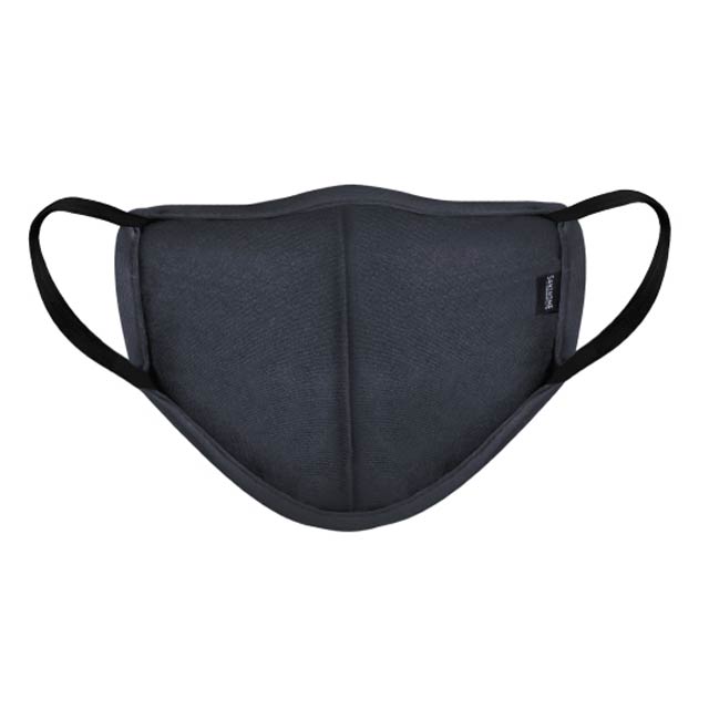 Custom Printed Maroni - Santhome 6 Layers Face Mask W/ Metal Nose Clip M Navy Blue - Stainless Steel | Exhibitions, Conferences, Corporate Events | Yalla Printing UAE