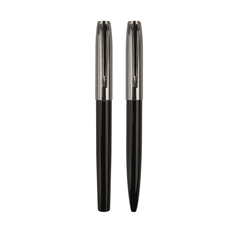 Custom Printed NORA - Gift Set of Roller and Ball Pen - Black – Personalized NORA - Gift Set of Roller and Ball Pen - Black | Yalla Printing, Dubai UAE