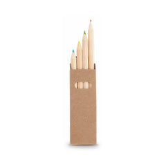 Custom Printed Set of 4 Wooden Pencils With Hexagonal Body – Personalized Set of 4 Wooden Pencils With Hexagonal Body | Yalla Printing, Dubai UAE