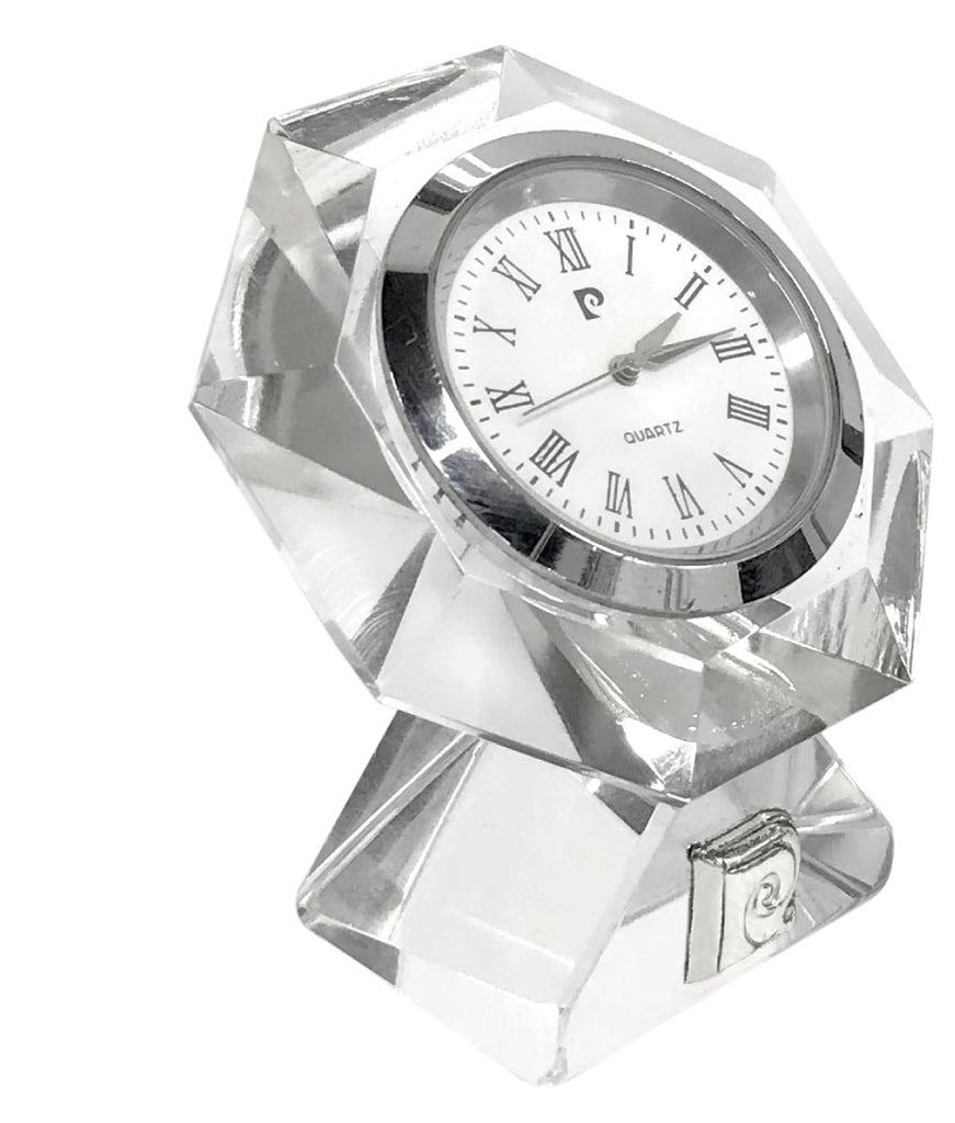 Custom Printed Fanona - Crystal Hexagon Desk Clock By Pierre Cardin | Exhibitions, Conferences, Corporate Events | Yalla Printing UAE