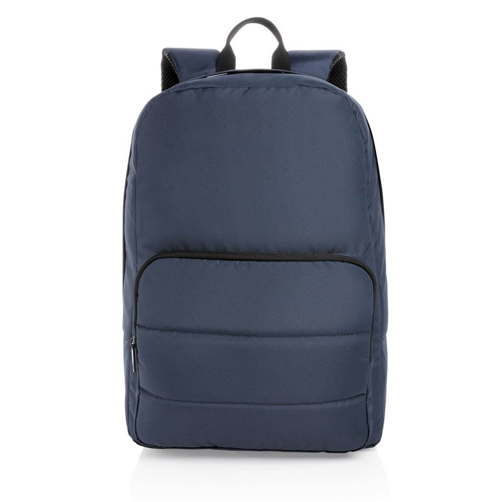 Impact Aware™ RPET Basic 15.6" Laptop Backpack - Navy Blue
