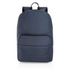 Impact Aware™ RPET Basic 15.6" Laptop Backpack - Navy Blue