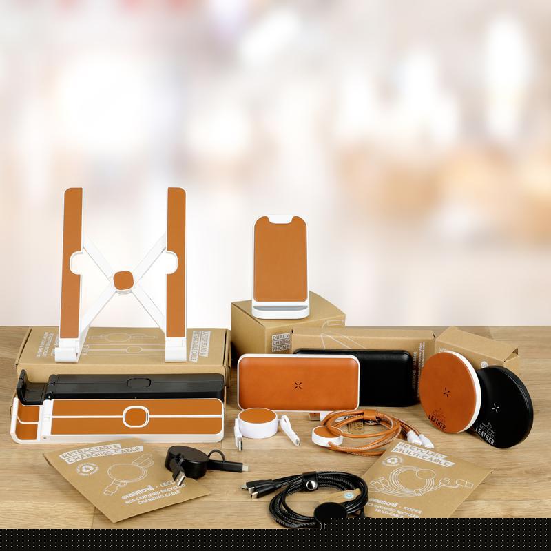 Custom Printed Riga - @Memorii Recycled Laptop Stand | Exhibitions, Conferences, Corporate Events | Yalla Printing UAE