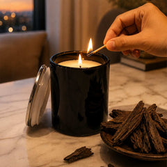 Custom Printed SHAMS - Arabian Oud Scented Candle with Metal Lid | Exhibitions, Conferences, Corporate Events | Yalla Printing UAE