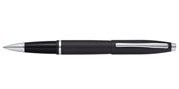 Custom Printed Cross Calais™ Matte Black With Polished Chrome Appointments Selectip Rollerball Pen | Logo Branding Corporate Gift | UAE Delivery | Yalla Printing UAE