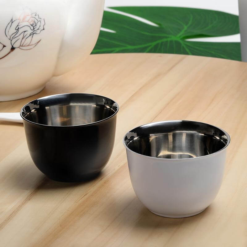 Khawa - Hans Larsen Gift Set Of 2 Premium Arabian Coffee Cups