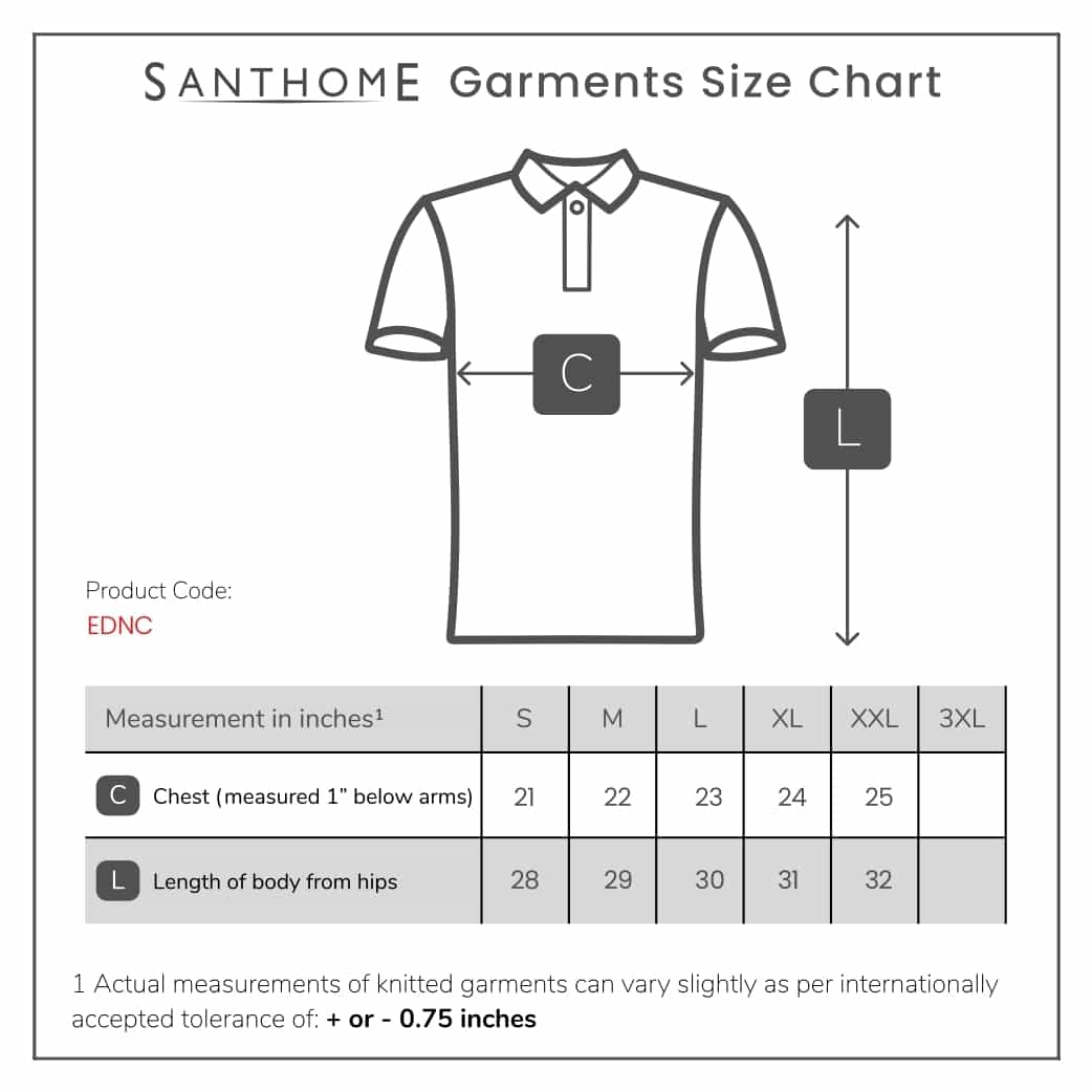 Custom Printed Ednc - Santhome Polo Shirt | Exhibitions, Conferences, Corporate Events | Yalla Printing UAE