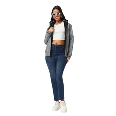 Custom Printed Varsity - Santhome Women's Lightweight Reversible Bomber Jacket - Premium Polyester Fabric | Premium Signage & Display Printing | Free Design Support | Yalla Printing UAE
