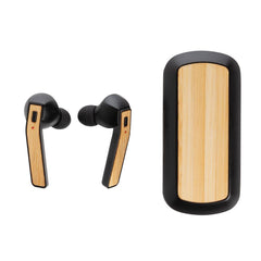 BEBRA - XD Bamboo Free Flow TWS Earbuds in Charging Case - Black
