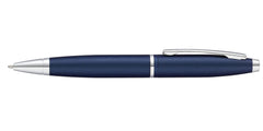 Cross Calais™ Matte Metallic Blue With Polished Chrome Appointments Ballpoint Pen (blue Ink)