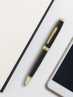 Cross Coventry Classic Black Lacquer With Gold Tone Appointments Ballpoint Pen | Logo Branding Corporate Gift | UAE Delivery | Yalla Printing UAE