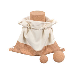Custom Printed Volga - Eco - Neutral Recycled Cotton/Cork Drawstring Bag - Cotton Fabric | Exhibitions, Conferences, Corporate Events | Yalla Printing UAE