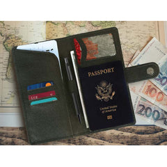 Custom Printed Torreon - Santhome Travel Wallet In Genuine Leather (Anti - Microbial) | Exhibitions, Conferences, Corporate Events | Yalla Printing UAE