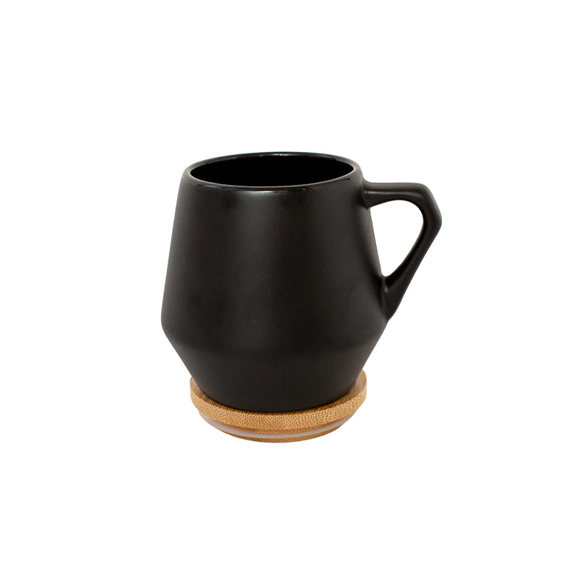 Custom Printed Sevilla - Eco - Neutral Ceramic Mug With Bamboo Lid - Ceramic | Exhibitions, Conferences, Corporate Events | Yalla Printing UAE