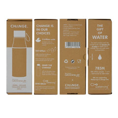 R-nebra - Change Collection Recycled Stainless Steel Vacuum Bottle With Loop