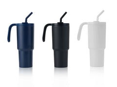 Custom Printed Forza 360 - Hans Larsen Recycled Stainless Steel/Pp Tumbler With 360 Branding - Stainless Steel | Exhibitions, Conferences, Corporate Events | Yalla Printing UAE