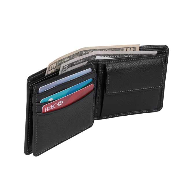 Custom Printed Toluca - Santhome Men's Wallet In Genuine Leather (Anti - Microbial) | Exhibitions, Conferences, Corporate Events | Yalla Printing UAE