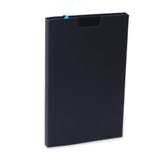 Custom Printed Sukh - Santhome A5 Hardcover Ruled Notebook Black - Blue | Exhibitions, Conferences, Corporate Events | Yalla Printing UAE