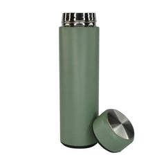 Custom Printed Egaleo - Stainless Steel Vacuum Flask - Stainless Steel | Exhibitions, Conferences, Corporate Events | Yalla Printing UAE