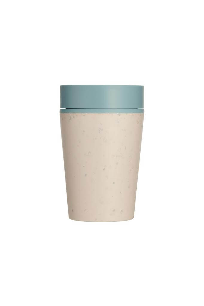 Mugs – Circular Cup 8oz Cream & Faraway Blue | Custom Packaging Printing | Free Design Support | Yalla Printing UAE