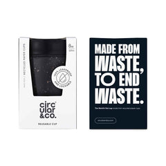 Mugs – Circular Cup 8oz Grey & Ink | Custom Packaging Printing | Free Design Support | Yalla Printing UAE