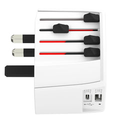 Custom Printed Skross World Travel Adapter Muv USB (Ac) - USB & Type C Ports | Logo Branding Corporate Gift | UAE Delivery | Yalla Printing UAE