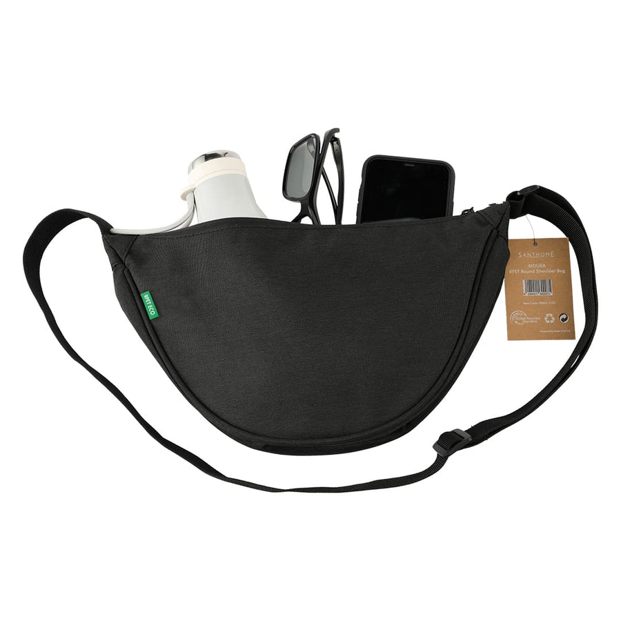 Custom Printed Moura - Grs Recycled Half Moon Sling Bag - Premium Polyester Fabric | Exhibitions, Conferences, Corporate Events | Yalla Printing UAE