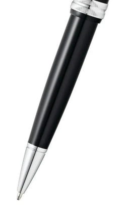 Custom Printed Cross Bailey Light™ Polished Black Resin With Polished Chrome Appointments Ballpoint Pen | Logo Branding Corporate Gift | UAE Delivery | Yalla Printing UAE