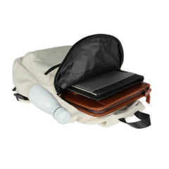 Custom Printed Lemgo - Giftology Canvas Backpack 12Oz - Canvas Fabric | Exhibitions, Conferences, Corporate Events | Yalla Printing UAE