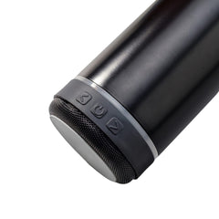 DEXOS - Giftology Double Wall Vacuum Bottle with 3W Speaker - 500 ml - Black