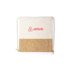Custom Printed Volga - Eco - Neutral Recycled Cotton/Cork Drawstring Bag - Cotton Fabric | Exhibitions, Conferences, Corporate Events | Yalla Printing UAE