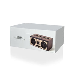 Custom Printed Sevan - Giftology Retro Wood 20W Bluetooth Speaker With Fm | Exhibitions, Conferences, Corporate Events | Yalla Printing UAE