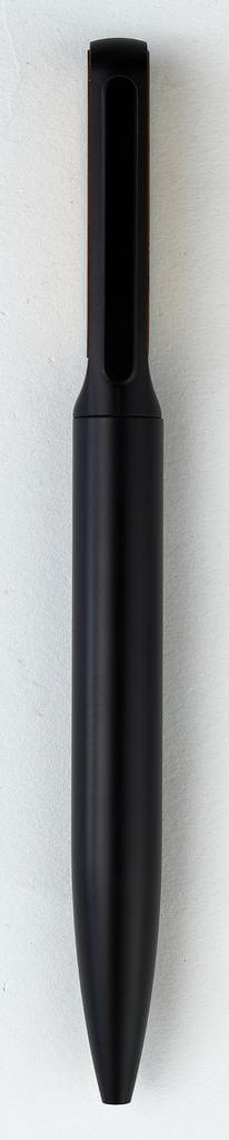 Custom Printed Ulmen - Twist Metal Pen With Bamboo On Clip - Stainless Steel | Logo Branding Corporate Gift | UAE Delivery | Yalla Printing UAE
