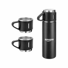 Custom Printed Saffle - Giftology Family Set Of Vacuum Flask & Two Cups | Exhibitions, Conferences, Corporate Events | Yalla Printing UAE