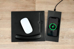 Custom Printed Doberan - @Memorii 10W Wireless Charger Pu Mouse Pad | Exhibitions, Conferences, Corporate Events | Yalla Printing UAE