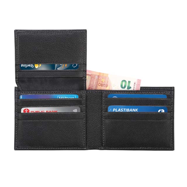 Custom Printed Morelia - Santhome Men's Wallet In Genuine Leather (Anti - Microbial) | Exhibitions, Conferences, Corporate Events | Yalla Printing UAE