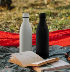 Custom Printed Valence - Soft Touch Lnsulated Water Bottle - 1L - Stainless Steel | Exhibitions, Conferences, Corporate Events | Yalla Printing UAE