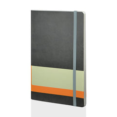 Custom Printed Rulbuk - Santhome Softcover Ruled A5 Notebook Grey | Exhibitions, Conferences, Corporate Events | Yalla Printing UAE