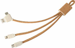 Custom Printed Velten - Eco - Neutral 5 - In - 1 Multiple Charging Cable | Exhibitions, Conferences, Corporate Events | Yalla Printing UAE