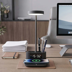 VELTRIX - Giftology 6-in-1 Multifunctional Desk Lamp - Black