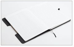 Custom Printed Stade - A5 Hard Cover Notebook With Folding Phone Stand - Bamboo | Exhibitions, Conferences, Corporate Events | Yalla Printing UAE