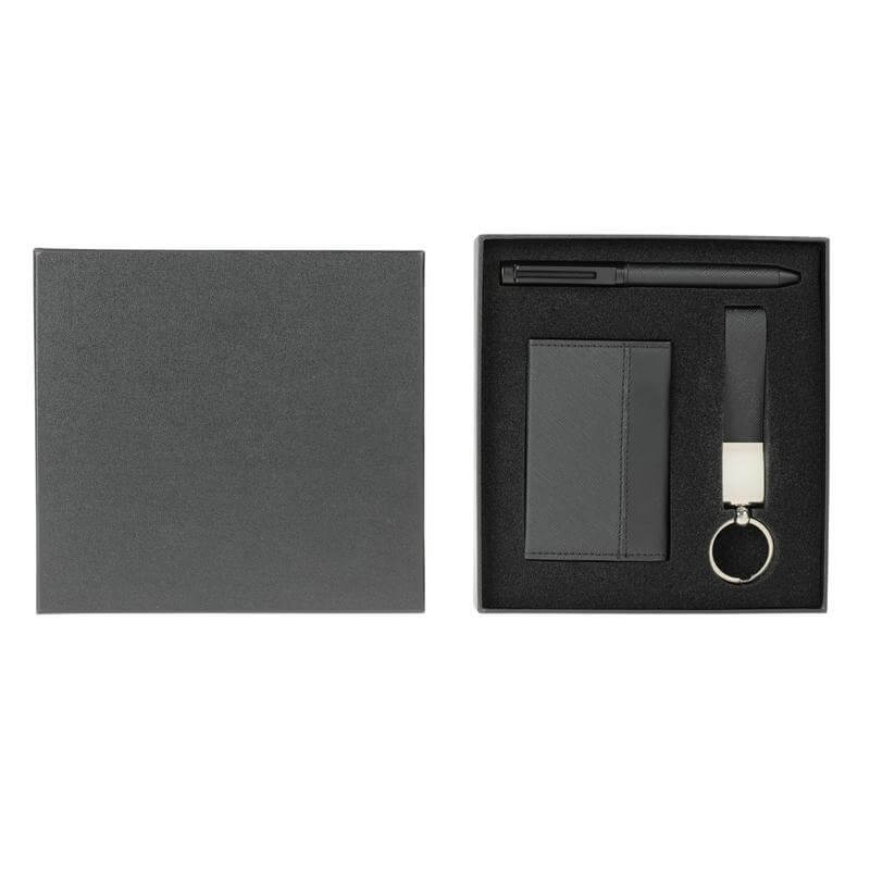 Custom Printed Narvik - Santhome Gift Set (Card Holder, Key Chain And Pen) | Exhibitions, Conferences, Corporate Events | Yalla Printing UAE