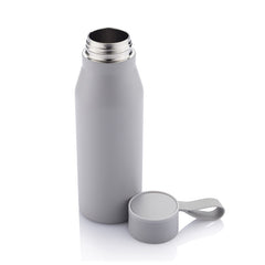 Custom Printed R - Nebra - Change Collection Recycled Stainless Steel Vacuum Bottle With Loop - Stainless Steel | Exhibitions, Conferences, Corporate Events | Yalla Printing UAE