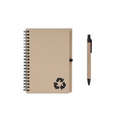 Sion- Eco-neutral B6 Notepad & Pen Set With Sticky Note