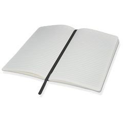 Custom Printed Rulbuk - Santhome Softcover Ruled A5 Notebook Black | Exhibitions, Conferences, Corporate Events | Yalla Printing UAE