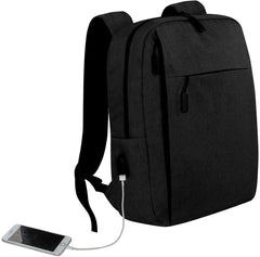 Custom Printed MALACCA - Giftology Laptop Backpack 12L - Black (Anti-bacterial)